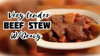 AMAZING BEEF RECIPE | HOW TO COOK BEEF STEW WITH GRAVY SLOW COOKING|  RECIPE GUIDE | Team Banda