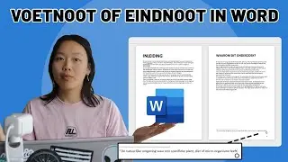 Voetnoot of eindnoot toevoegen in Word