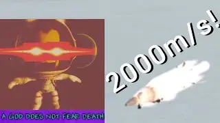 KSP - Setting a 2000m/s land speed record
