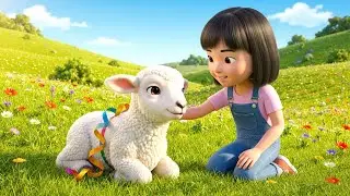 Baby Lamb Followed the Twirling Ribbon | Funny Toddler Song | Kids Rhymes