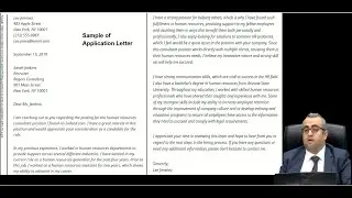 İş İngilizcesi Eğitimi 21. B&ouml;l&uuml;m: Business Writing &Ouml;rnekleri - Application Letter and Sales Letter