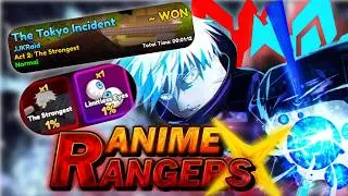 FASTEST WAY TO BEAT/FARM JJK Raid Act 2 & Obtain Gojo (The Strongest) in Anime Rangers X!!! (Roblox)