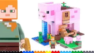 🔄 LEGO Minecraft The Pig House review! 21170 re upload