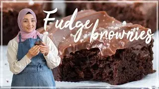 FUDGE BROWNIES MED GLASYR!