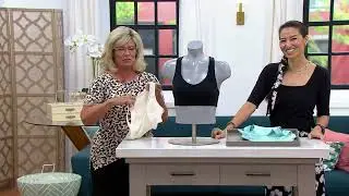 Cuddl Duds Intimates Cotton Core Secret Support Tank Bra on QVC