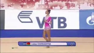 Liubov Charkashyna Rope AA 2010 World Championships (HD)