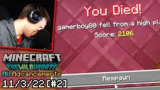 The WORST Place to Die in Minecraft | ALL ADVANCEMENTS 1.19 w/ Chazm [#2] gamerboy80 VODS 11/3/22