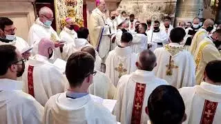 Mass of Coena Domini and blessing of the Holy Oils at the Holy Sepulcher | Jerusalem