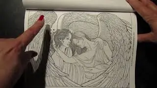 flip pages to  SHEILA WOLK ANGEL COLORING BOOK