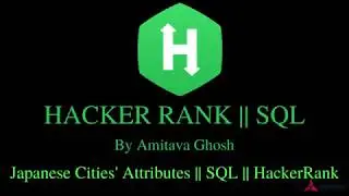 Japanese Cities' Attributes | Easy | SQL | HackerRank