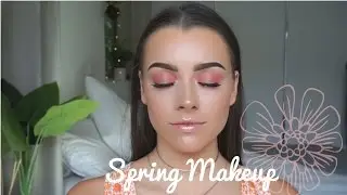 Peachy Spring Makeup Look | Maddie Edwards
