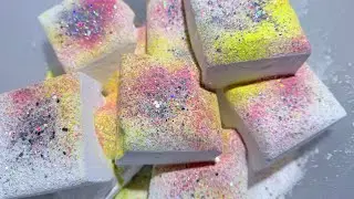 Soft and glutinous corn starch powder block丨淀粉盖丨#oddlysatisfying 