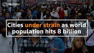 Cities under strain as world population hits 8 billion