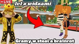🎉Gramy w steal a brainrot z widzami  gramy 1v1
