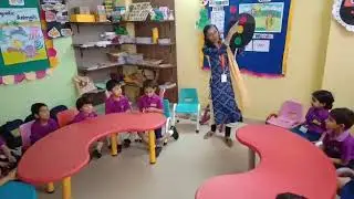 Affordable Pre- school, Little Laureates, Rishra -Demonstrating traffic lights