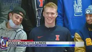 Luke Goode signs with Illinois for basketball