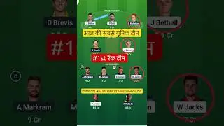 ENG VS SA T20 Dream11 Prediction | ENG VS SA Dream11 Team Of Today Match | 3rd t20 | #dream11