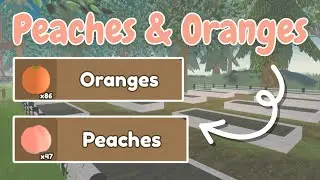 How to Get PEACHES and ORANGES 🍊🍑 | Wild Horse Islands