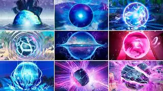 Evolution of the Zero Point in Fortnite (Chapter 1 Season 4 - Chapter 7 Season 3)
