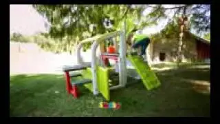 Smoby Childrens Fun Centre Sports Multi Activity Playhouse Slide Climbing Frame Kids Play Center