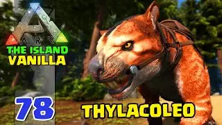 DOMANDO THYLACOLEO E UPANDO ELE DE FORMA ÉPICA   - ARK:SURVIVAL EVOLVED - THE ISLAND VANILLA  #78