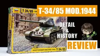 Red Star Model 1/35 T-34/85 Tank Review