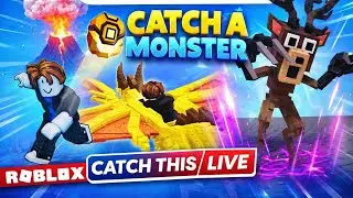 🔥 Catch a Monster LIVE | LVL 1 ➝ LVL 31 😱 | Roblox Live Hindi#Roblox #CatchAMonster #RobloxLive