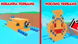 KITA BUILD PESAWAT HANTU PALING NGAKAK DI ROBLOX BUILD A PLANE!!!