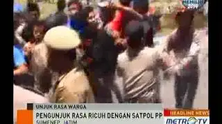 Demo Tolak Eksplorasi Migas Ricuh