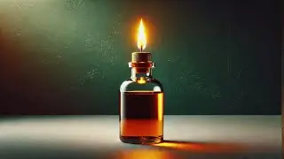 How to make a glass jar alcohol lamp, Free at home