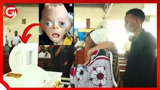 BABA na MAMA wa MTOTO NILSA WALIVYOISHIWA NGUVU WAKIAGA JENEZA LENYE MWILI...