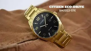 Citizen Analog Black Dial✨ BM7322-57E 豬柳蛋推介《復古黑金配搭🌞光動能 100M🌊》快閃優惠😱HK798⌚低至38折 tel 91677026 Yen店長