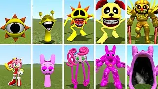 NEW SPRUNKI EVOLUTION! SIMON TEAM vs PINKI TEAM | TRANSFORMATION BATTLE in GMod