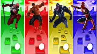DEADPOOL VS RED HULK VS VENOM VS SPIDERMAN TILES HOP 1000K