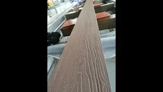 Good quality PE WPC co-extrusion decking line with online 3D embossing device