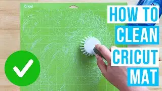 How to CLEAN CRICUT MAT and get it STICKY again!