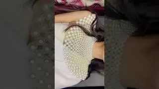 DIY PEARL NECKLACE🦋❤️#diy #diyhandmadejewellery #diyaccessories #trending #diyhandmadejewelry