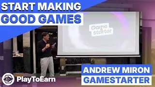 PlayToEarn Double XP Gaming Night &ndash; Andrew Miron, Founder of Gamestarter | Start Making Good Games