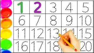 1 to 20 counting english|1 to 20 numbers for lkg students|1 to 20 numbers counting#1to20counting