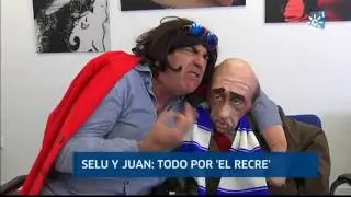 Juan y El Selu con el Recreativo de Huelva