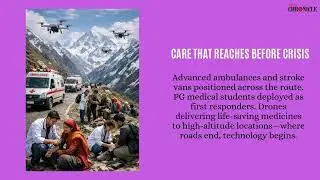 Three Tier Healthcare Plan for Char Dham Yatra Pilgrims