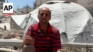 Family in Gaza homeless again after successive waves of displacement