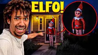DRONE CATTURA l&rsquo;ELFO CATTIVO fuori CASA TUA in VITA REALE&hellip; 😰(Elf on the shelf)