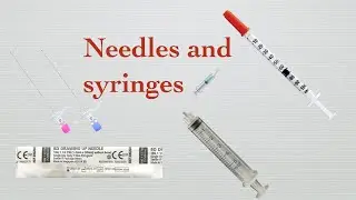 Needles and syringes @nurses and nursing students