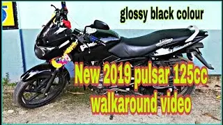 New 2019 model bajaj pulsar 125cc walkaround video