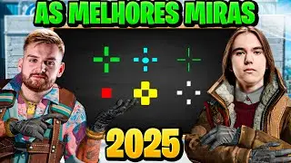 As melhores miras do CS2 em 2025.(Os profissionais usam)