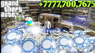Franklin & Shinchan Touch Anything Become Diamond Gold in GTA 5 | Oxlite Gamer 