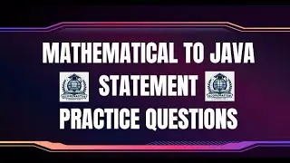 Math to Java Practice Questions