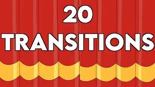 Animated Transitions 4K - 20 Cartoon Overlays