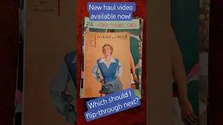 Hang out with me while Ingo through a huge box of vintage patterns! #knitting #crochet #vintage